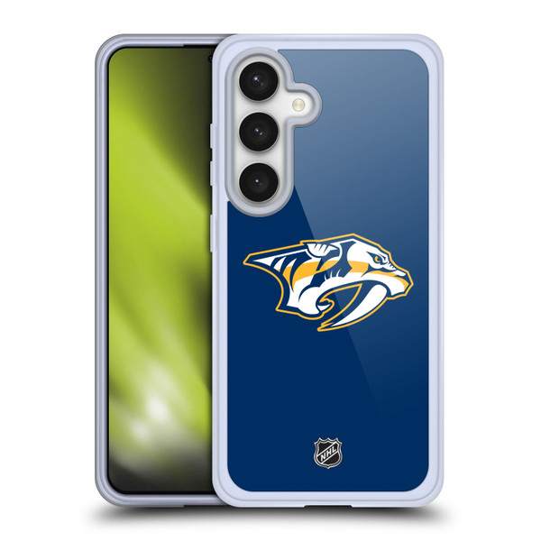 NHL Nashville Predators Plain Soft Gel Case for Samsung Galaxy S24 5G
