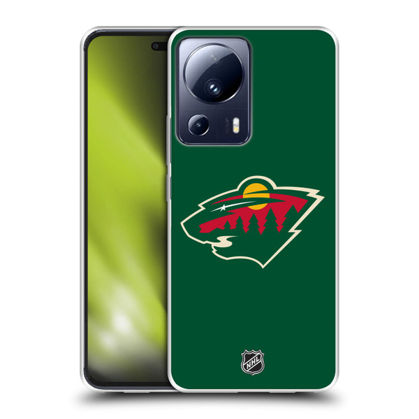 NHL Minnesota Wild Plain Soft Gel Case for Xiaomi 13 Lite 5G