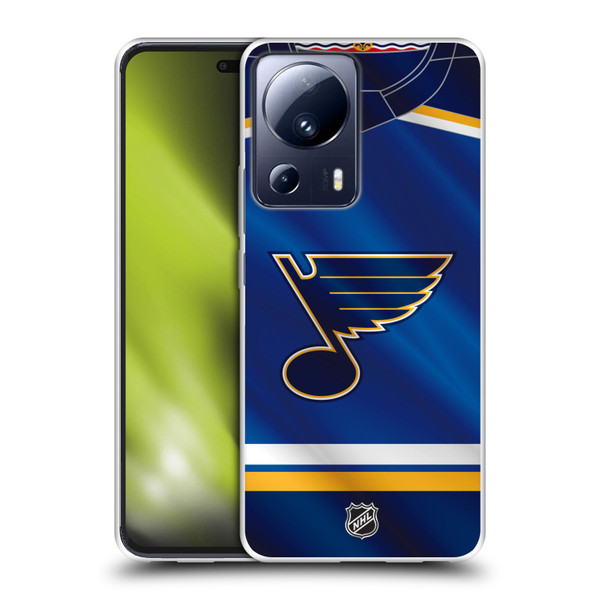NHL St Louis Blues Jersey Soft Gel Case for Xiaomi 13 Lite 5G
