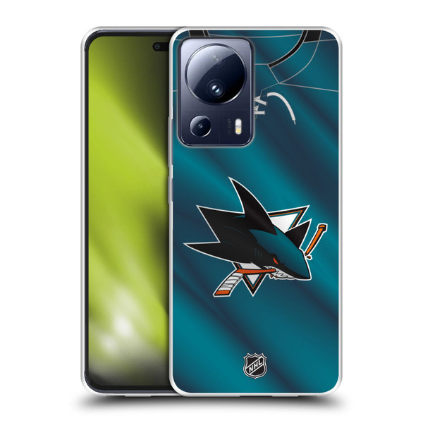 NHL San Jose Sharks Jersey Soft Gel Case for Xiaomi 13 Lite 5G