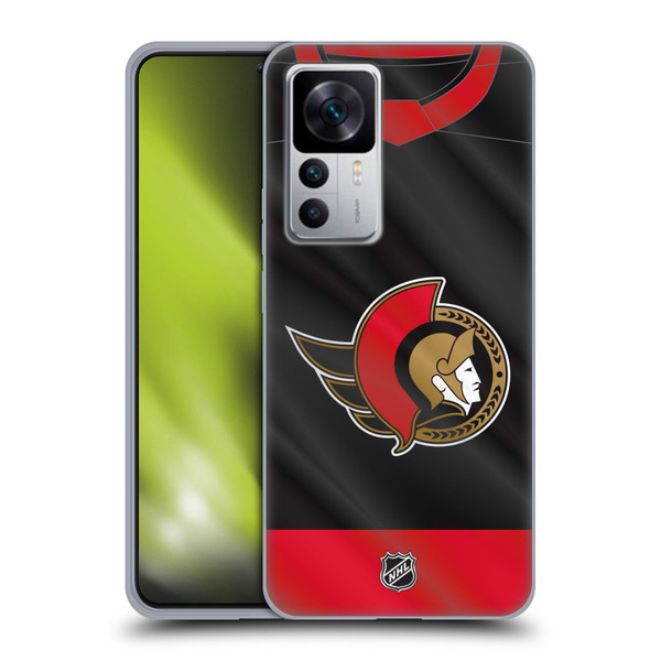 NHL Ottawa Senators Jersey Soft Gel Case for Xiaomi 12T 5G / 12T Pro 5G / Redmi K50 Ultra 5G