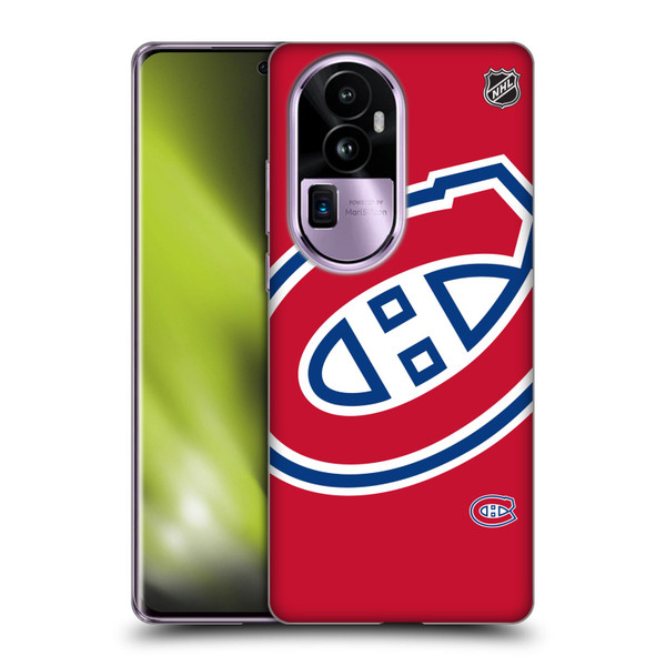 NHL Montreal Canadiens Oversized Soft Gel Case for OPPO Reno10 Pro+