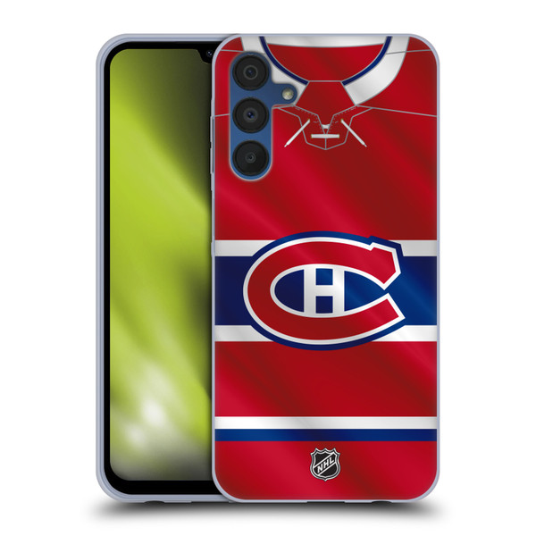 NHL Montreal Canadiens Jersey Soft Gel Case for Samsung Galaxy A15