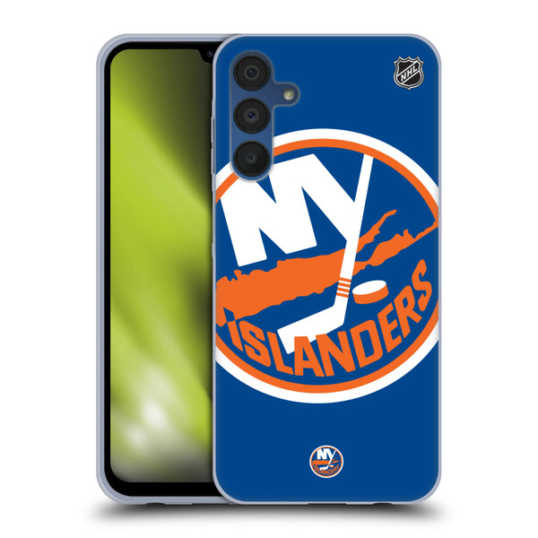 NHL New York Islanders Oversized Soft Gel Case for Samsung Galaxy A15