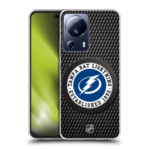 NHL Tampa Bay Lightning Puck Texture Soft Gel Case for Xiaomi 13 Lite 5G