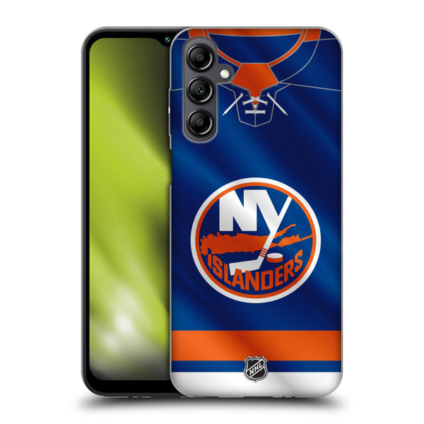 NHL New York Islanders Jersey Soft Gel Case for Samsung Galaxy M14 5G