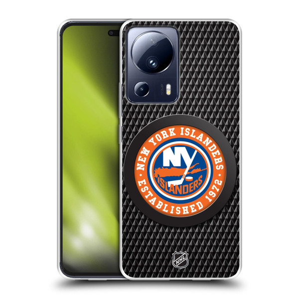 NHL New York Islanders Puck Texture Soft Gel Case for Xiaomi 13 Lite 5G