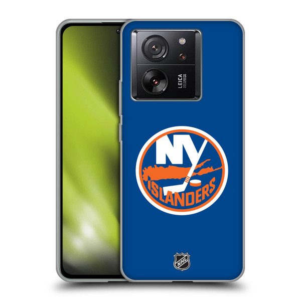 NHL New York Islanders Plain Soft Gel Case for Xiaomi 13T 5G / 13T Pro 5G