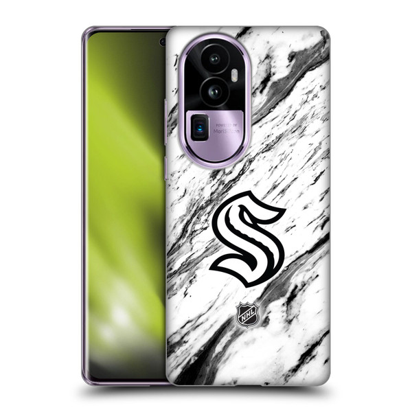 NHL Seattle Kraken Marble Soft Gel Case for OPPO Reno10 Pro+