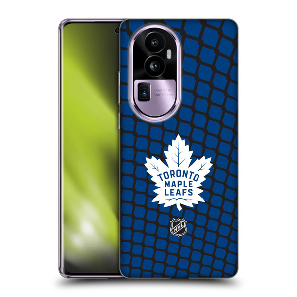 NHL Toronto Maple Leafs Net Pattern Soft Gel Case for OPPO Reno10 Pro+