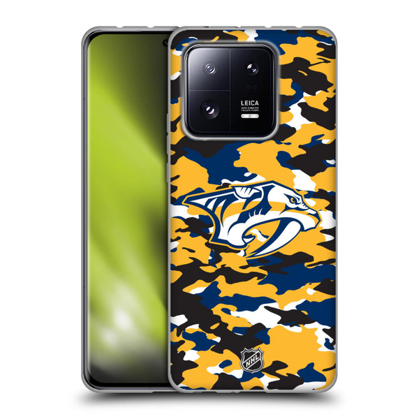 NHL Nashville Predators Camouflage Soft Gel Case for Xiaomi 13 Pro 5G