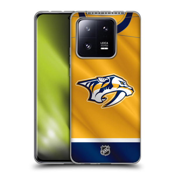 NHL Nashville Predators Jersey Soft Gel Case for Xiaomi 13 Pro 5G