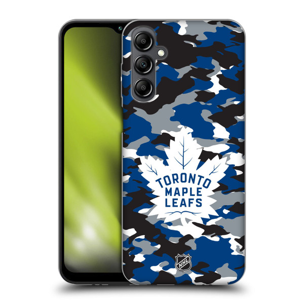 NHL Toronto Maple Leafs Camouflage Soft Gel Case for Samsung Galaxy M14 5G