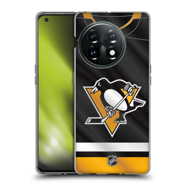 NHL Pittsburgh Penguins Jersey Soft Gel Case for OnePlus 11 5G