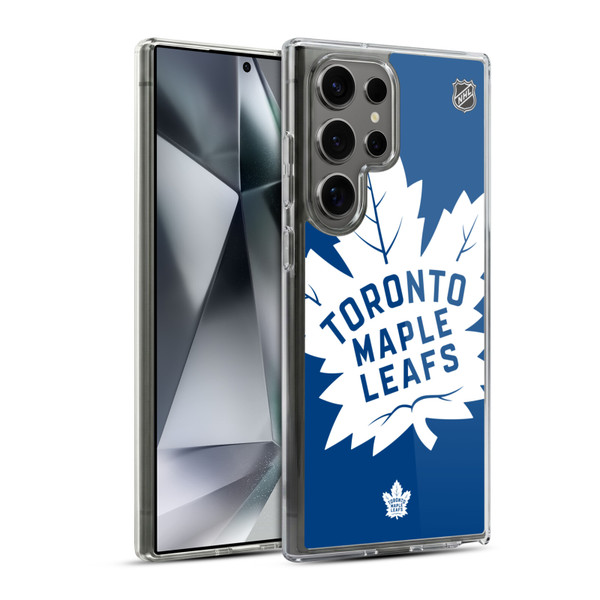NHL Toronto Maple Leafs Oversized Soft Gel Case for Samsung Galaxy S24 Ultra 5G & MagSafe