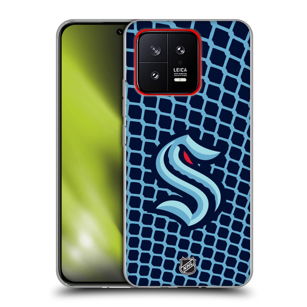 NHL Seattle Kraken Net Pattern Soft Gel Case for Xiaomi 13 5G