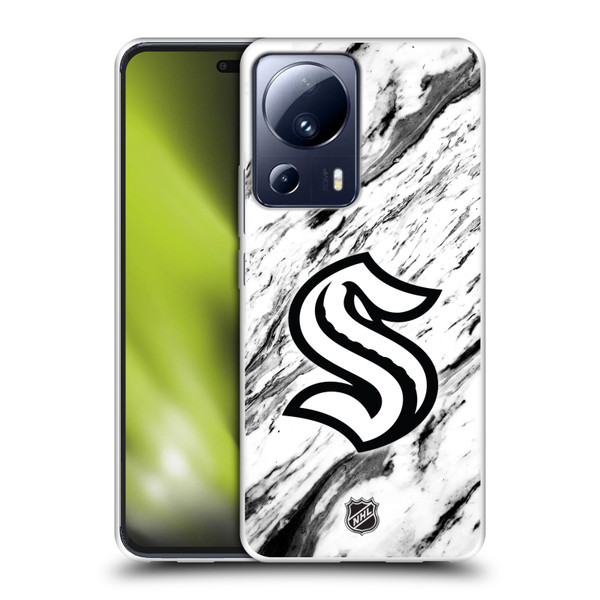 NHL Seattle Kraken Marble Soft Gel Case for Xiaomi 13 Lite 5G
