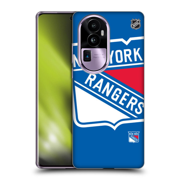 NHL New York Rangers Oversized Soft Gel Case for OPPO Reno10 Pro+