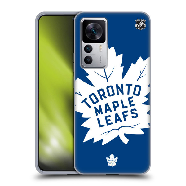 NHL Toronto Maple Leafs Oversized Soft Gel Case for Xiaomi 12T 5G / 12T Pro 5G / Redmi K50 Ultra 5G
