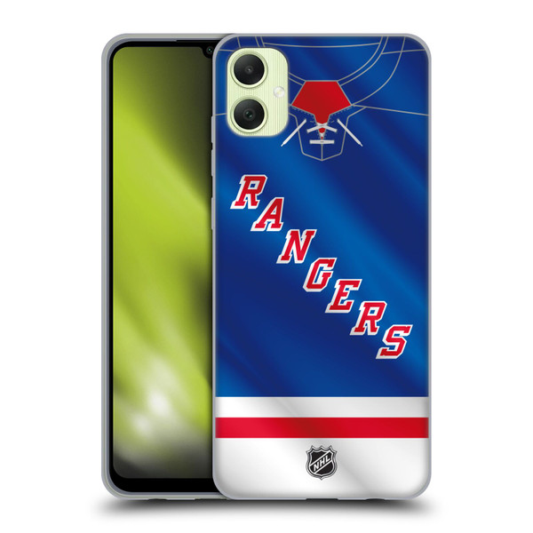 NHL New York Rangers Jersey Soft Gel Case for Samsung Galaxy A05