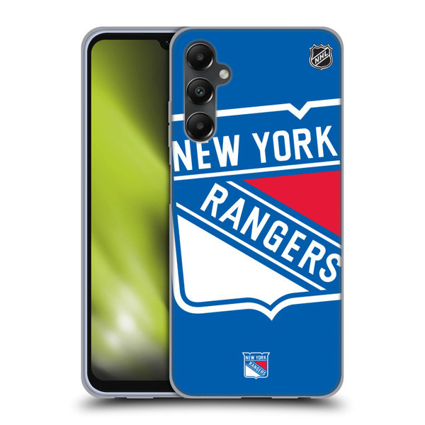 NHL New York Rangers Oversized Soft Gel Case for Samsung Galaxy A05s
