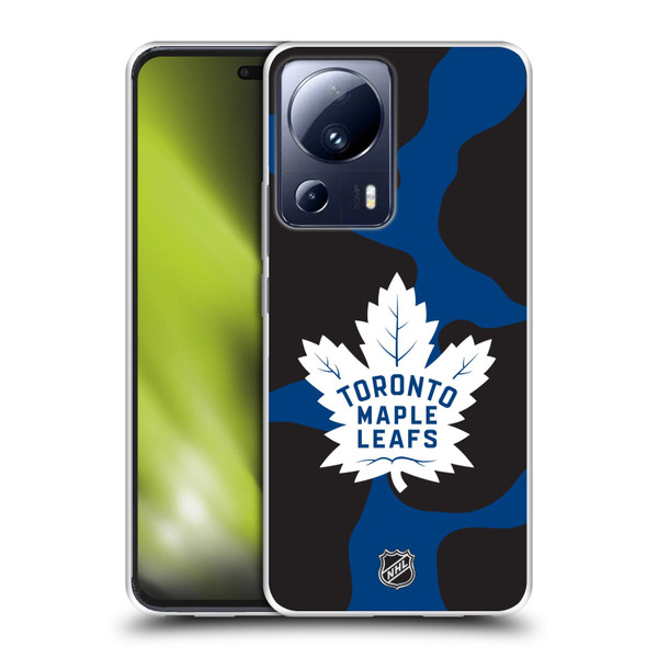 NHL Toronto Maple Leafs Cow Pattern Soft Gel Case for Xiaomi 13 Lite 5G