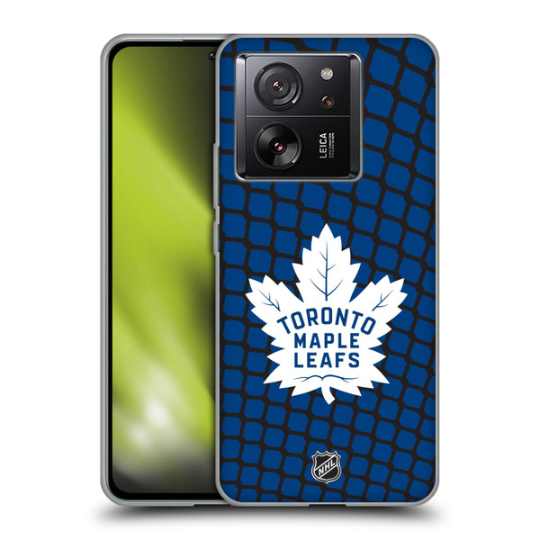 NHL Toronto Maple Leafs Net Pattern Soft Gel Case for Xiaomi 13T 5G / 13T Pro 5G