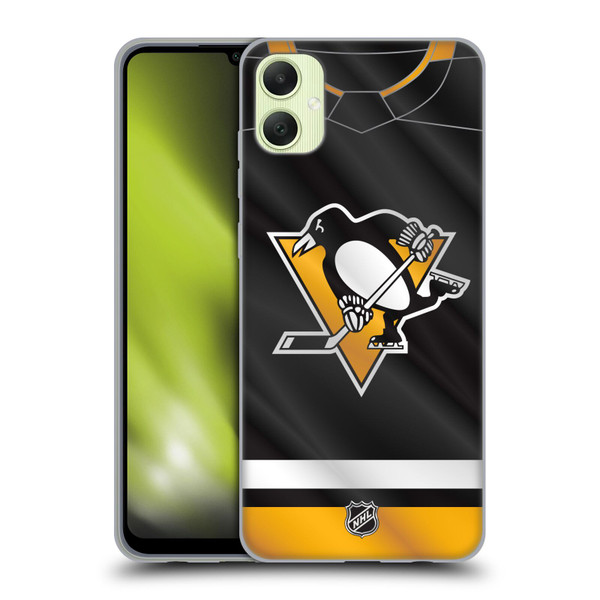 NHL Pittsburgh Penguins Jersey Soft Gel Case for Samsung Galaxy A05
