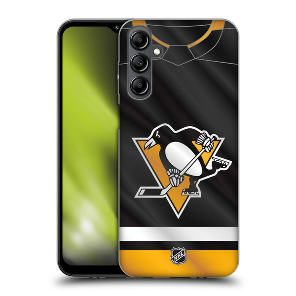 NHL Pittsburgh Penguins Jersey Soft Gel Case for Samsung Galaxy M14 5G