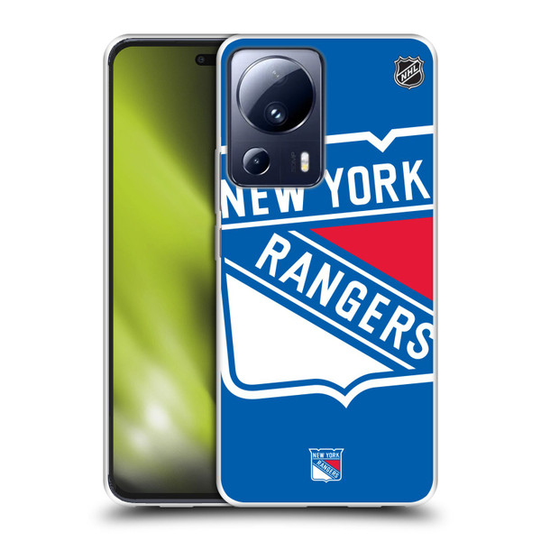 NHL New York Rangers Oversized Soft Gel Case for Xiaomi 13 Lite 5G
