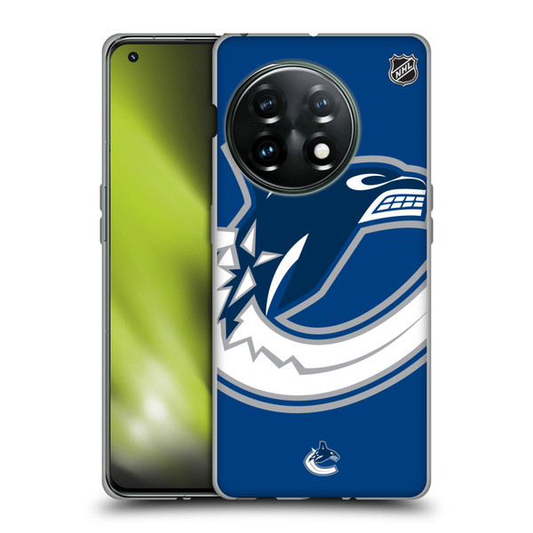 NHL Vancouver Canucks Oversized Soft Gel Case for OnePlus 11 5G