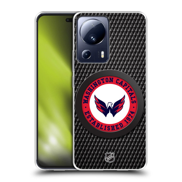 NHL Washington Capitals Puck Texture Soft Gel Case for Xiaomi 13 Lite 5G