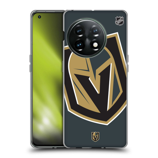 NHL Vegas Golden Knights Oversized Soft Gel Case for OnePlus 11 5G