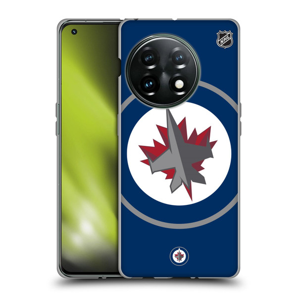 NHL Winnipeg Jets Oversized Soft Gel Case for OnePlus 11 5G