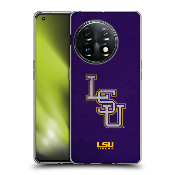 Louisiana State University LSU Louisiana State University Distressed Look Soft Gel Case for OnePlus 11 5G