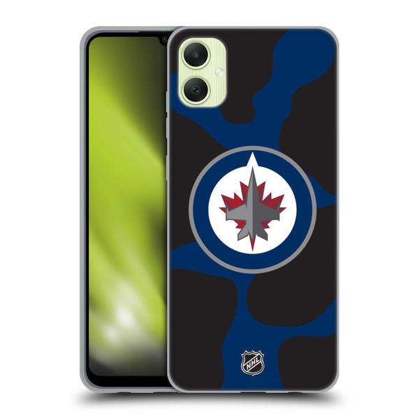 NHL Winnipeg Jets Cow Pattern Soft Gel Case for Samsung Galaxy A05