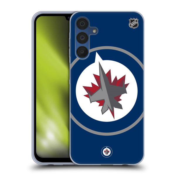 NHL Winnipeg Jets Oversized Soft Gel Case for Samsung Galaxy A15