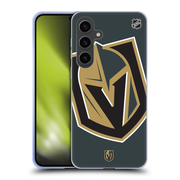 NHL Vegas Golden Knights Oversized Soft Gel Case for Samsung Galaxy S24+ 5G