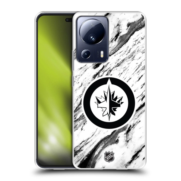 NHL Winnipeg Jets Marble Soft Gel Case for Xiaomi 13 Lite 5G