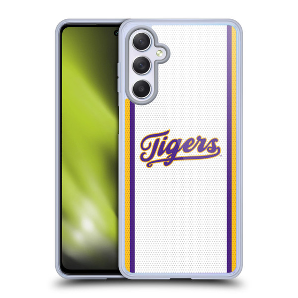 Louisiana State University LSU Louisiana State University Football Jersey Soft Gel Case for Samsung Galaxy M54 5G