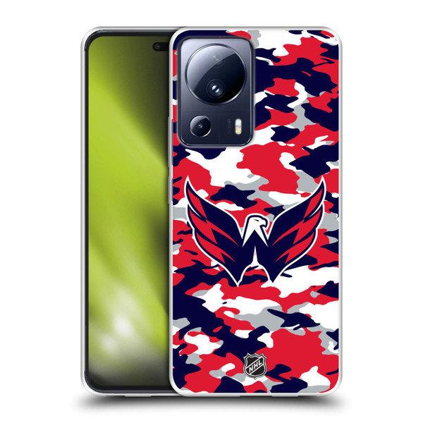 NHL Washington Capitals Camouflage Soft Gel Case for Xiaomi 13 Lite 5G