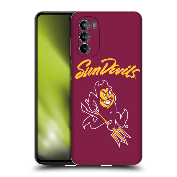 Arizona State University ASU Arizona State Art Sun Devils Soft Gel Case for Motorola Moto G82 5G