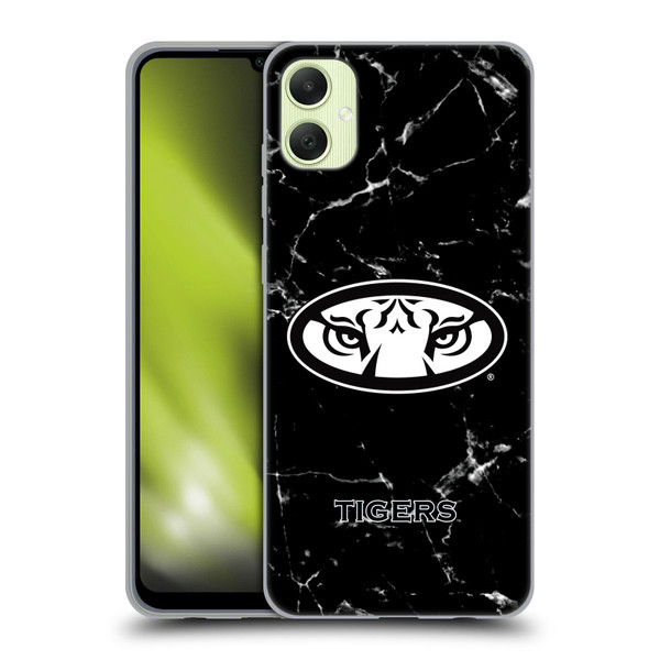 Auburn University AU Auburn University Black And White Marble Soft Gel Case for Samsung Galaxy A05