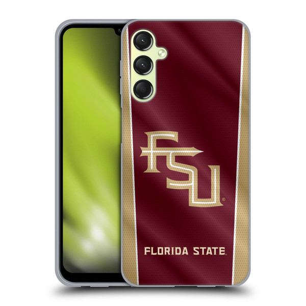 Florida State University FSU Florida State University Banner Soft Gel Case for Samsung Galaxy A24 4G / Galaxy M34 5G