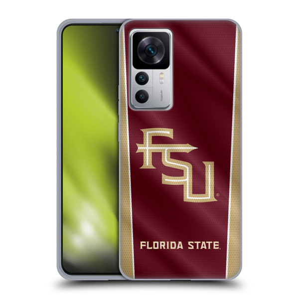 Florida State University FSU Florida State University Banner Soft Gel Case for Xiaomi 12T 5G / 12T Pro 5G / Redmi K50 Ultra 5G