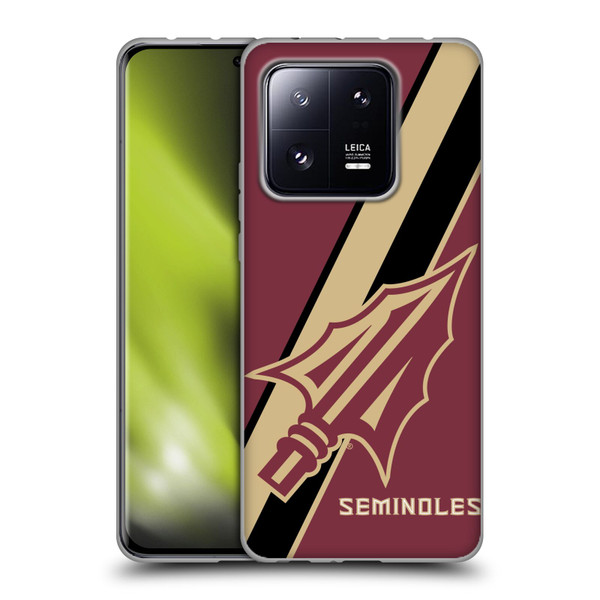 Florida State University FSU Florida State University Stripes Soft Gel Case for Xiaomi 13 Pro 5G