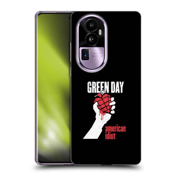 Green Day Graphics American Idiot Soft Gel Case for OPPO Reno10 Pro+
