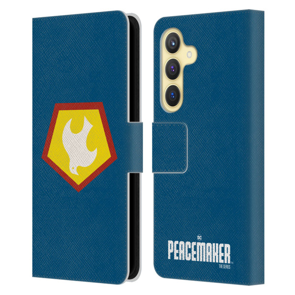 Peacemaker: Television Series Graphics Logo Leather Book Wallet Case Cover For Samsung Galaxy S24 5G