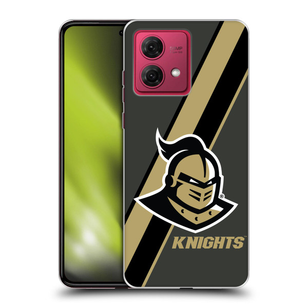 University Of Central Florida UCF University Of Central Florida Stripes Soft Gel Case for Motorola Moto G84 5G