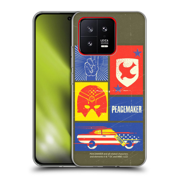 Peacemaker: Television Series Graphics Icons Soft Gel Case for Xiaomi 13 5G